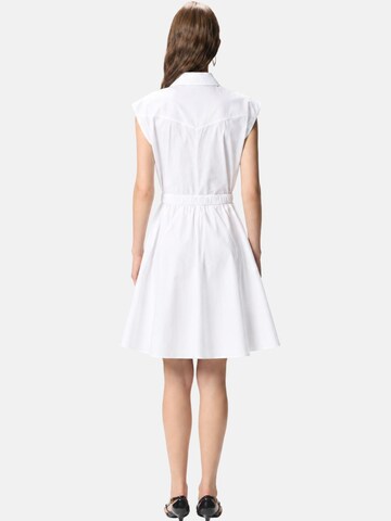 PINKO Kleid 'PINKO ANACETA ABITO POPELINE ABITO'‌‌‌‌ in Weiß