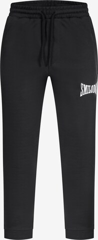 Smilodox Slimfit Broek 'Classic Pro' in Zwart: voorkant