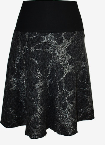 dunkle design Rock 'Feinstrick Glitzer' in Grau: Vorderseite