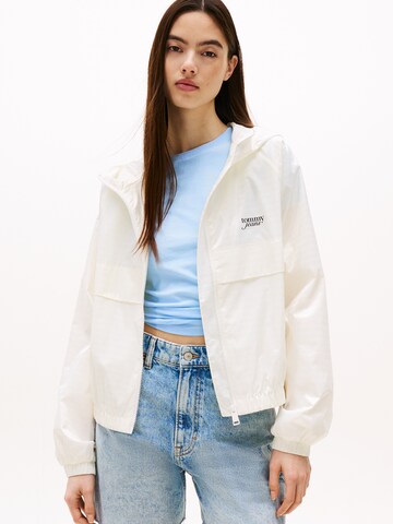 Giacca di mezza stagione di Tommy Jeans in bianco: frontale