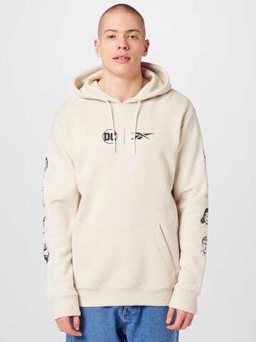 Reebok Sweatshirt in Beige: front