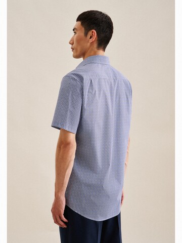 SEIDENSTICKER Regular fit Business Shirt in Blue