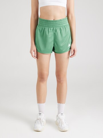 ADIDAS PERFORMANCE Regular Workout Pants 'PACER' in Green: front