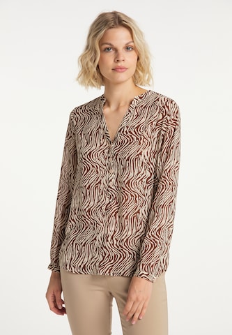 Camicia da donna di Usha in beige: frontale