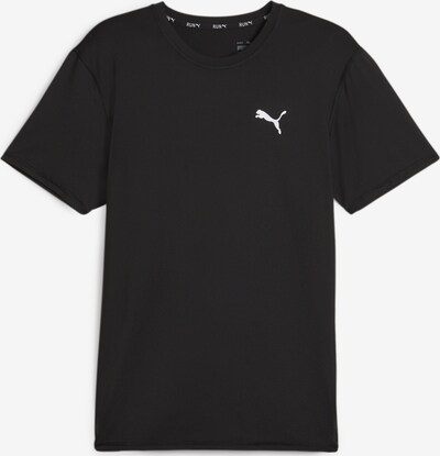 PUMA T-Shirt fonctionnel 'Cloudspun' en noir / blanc, Vue avec produit