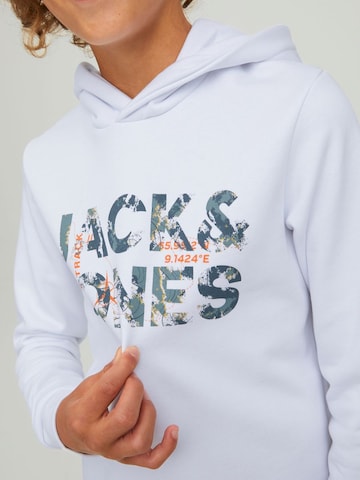 Jack & Jones Junior Μπλούζα φούτερ 'Tech' σε λευκό