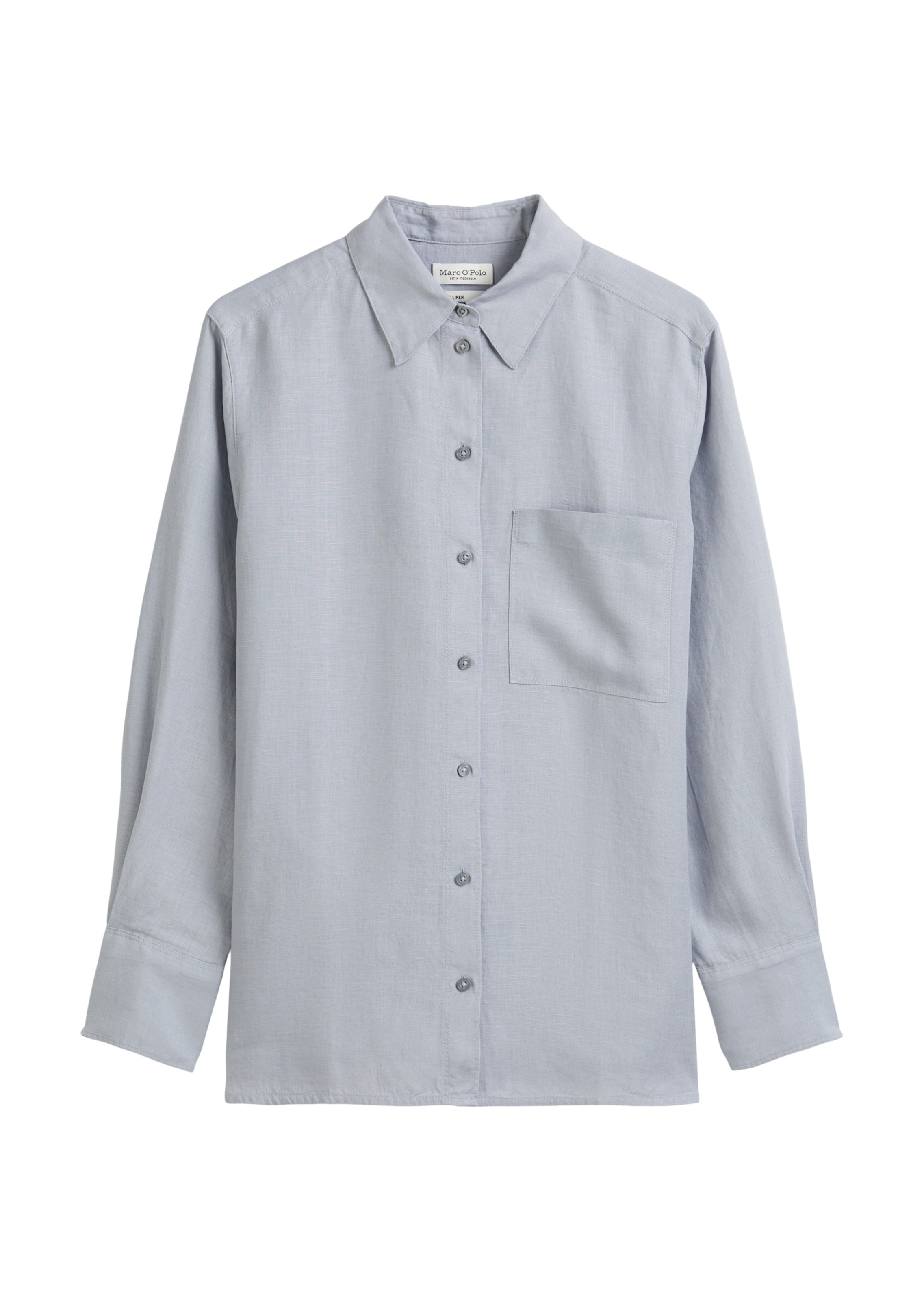 Marc O'Polo Blouse in Blauw: voorkant