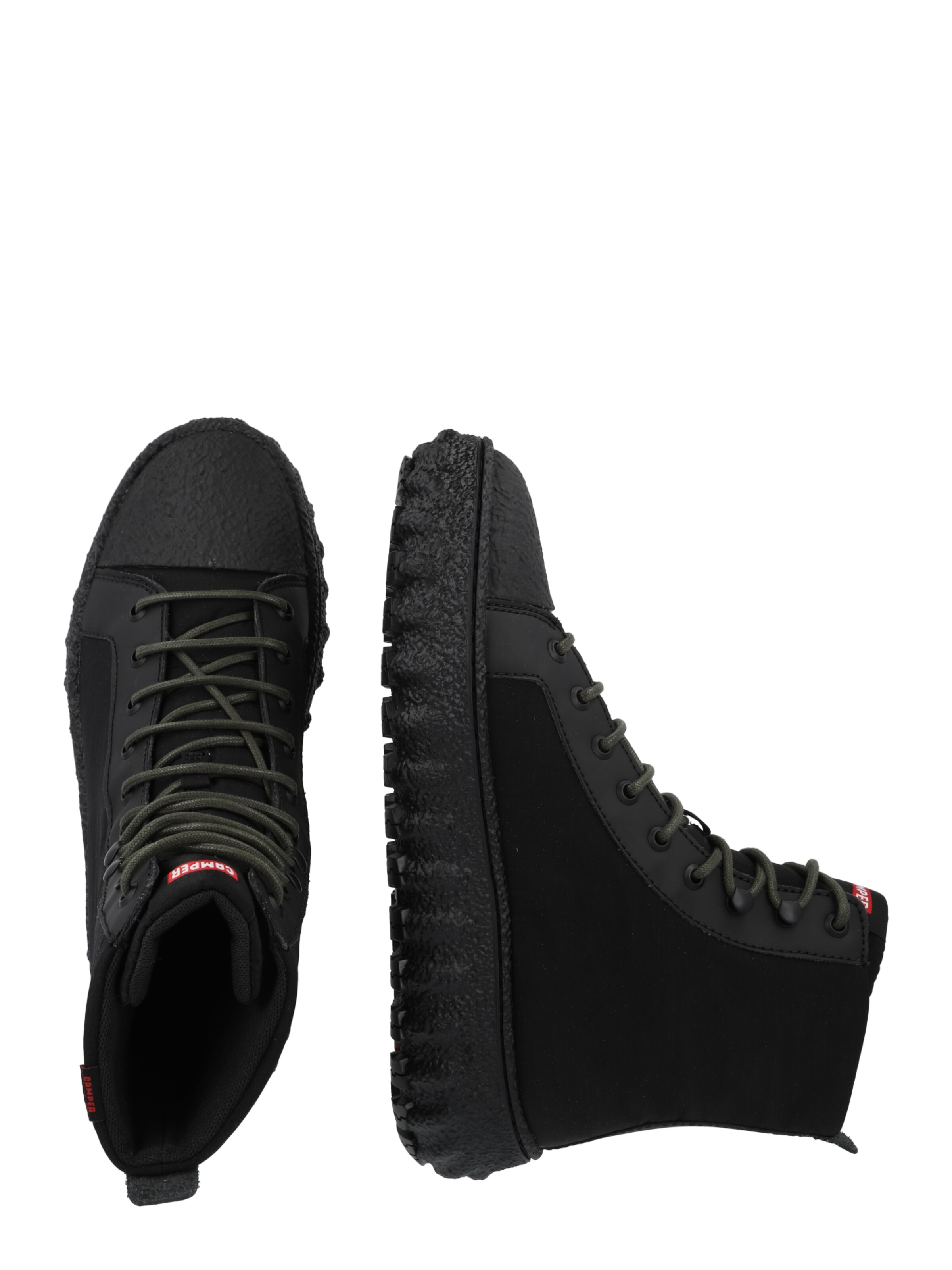 Boots stringati di CAMPER in nero