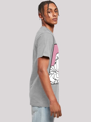 F4NT4STIC Shirt 'Looney Tunes Bugs Bunny Adore' in Grijs