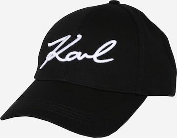 Karl Lagerfeld - Gorra en negro: frente