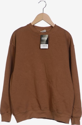 Pull&Bear Sweatshirt & Zip-Up Hoodie in XXS in Brown: front