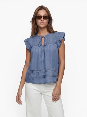 ONLY Bluse 'ONLCHARIS' i blå: forside
