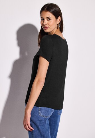 STREET ONE Shirt in Black