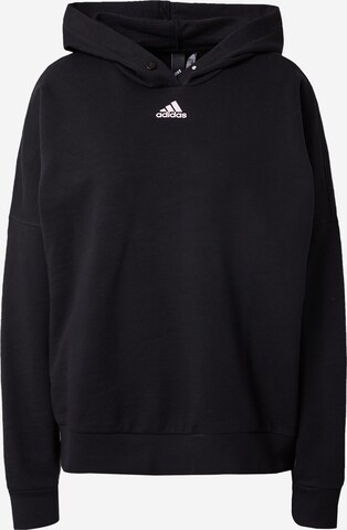 ADIDAS SPORTSWEAR Sport sweatshirt 'Dance 3-Stripes ' i svart: framsida