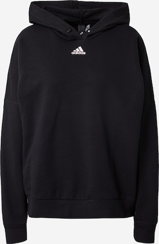 ADIDAS SPORTSWEARSportska sweater majica 'Dance 3-Stripes ' - crna boja: prednji dio
