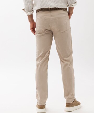 Regular Pantalon 'Cadiz' BRAX en beige : derrière