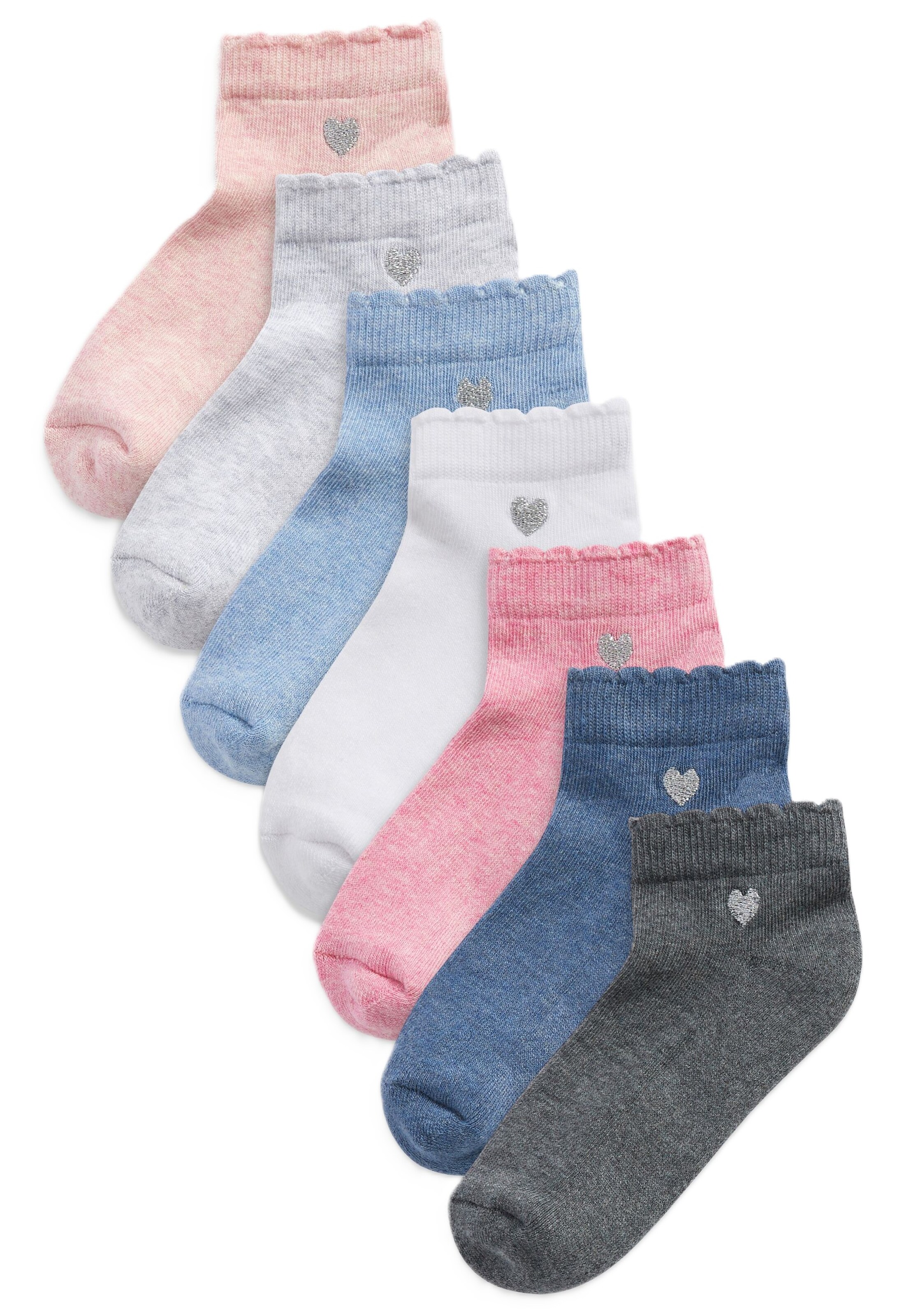 Next Socken in Blau: Vorderseite