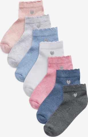 Next Socken in Blau: Vorderseite