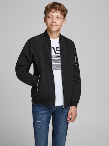 Jack & Jones Junior Between-Season Jacket 'Rush' in Black: front