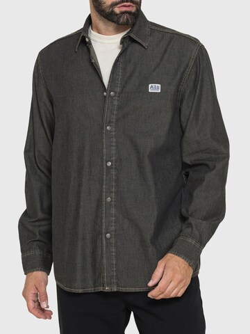 Carrera Jeans Shirt 'Replica 2 Denim'‌‌‌‌ in Schwarz: Vorderseite