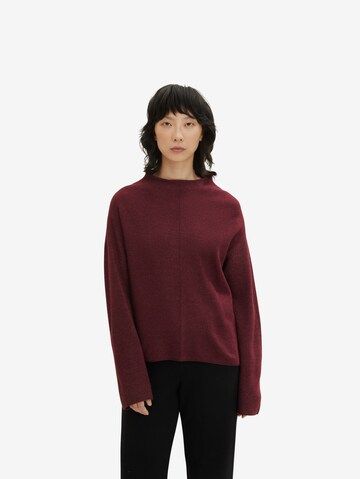 Pullover di TOM TAILOR in rosso: frontale