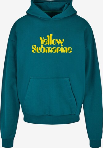 Merchcode Sweatshirt ' Yellow Submarine' in Groen: voorkant