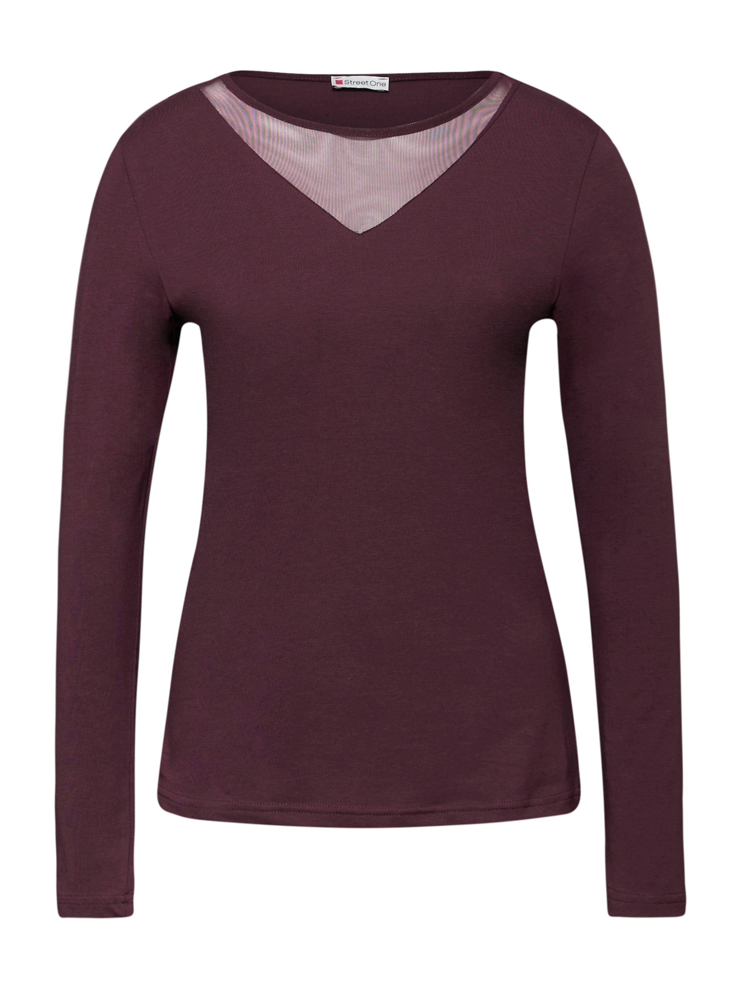 STREET ONE Póló - lila: elől