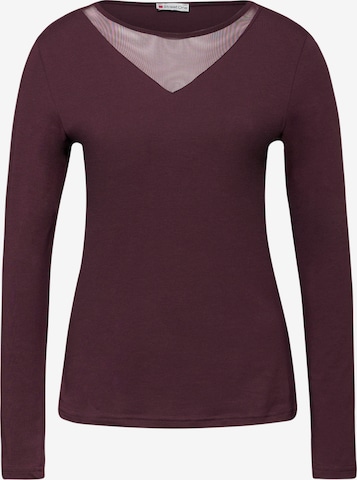 Maglietta di STREET ONE in lilla: frontale