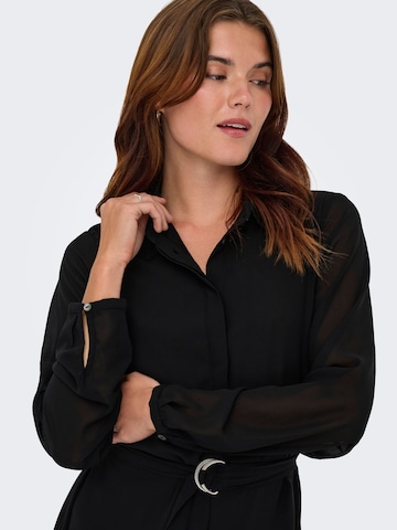 Robe-chemise 'STAR' ONLY en noir