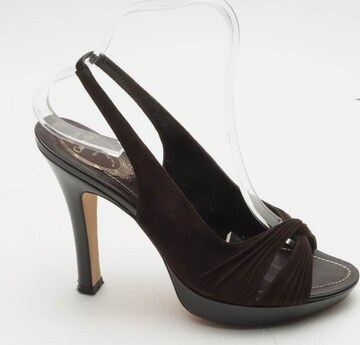 René Caovilla Sandals & High-Heeled Sandals in 39,5 in Brown: front