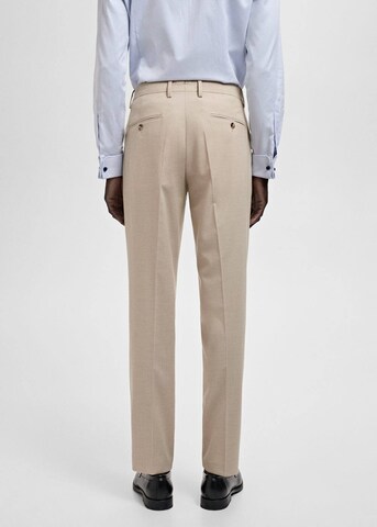 MANGO MAN Slimfit Hose 'Milan' in Beige