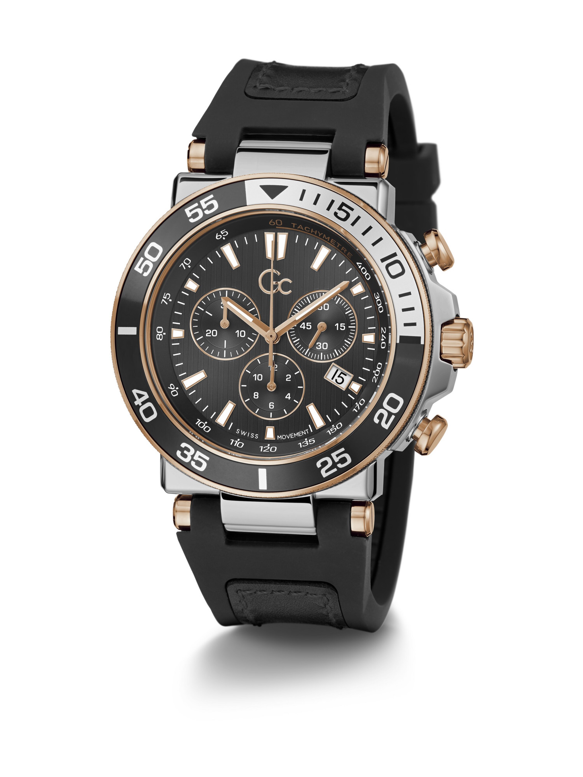 Gc Analogt ur 'One Sport' i sort