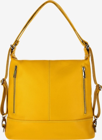 faina Τσάντα ώμου σε κίτρινο: μπροστά