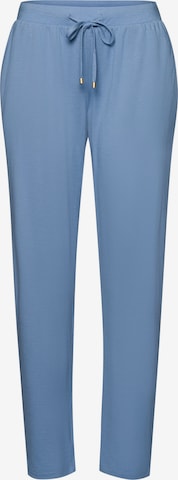 Hanro Pyjamabroek ' Sleep & Lounge ' in Blauw: voorkant