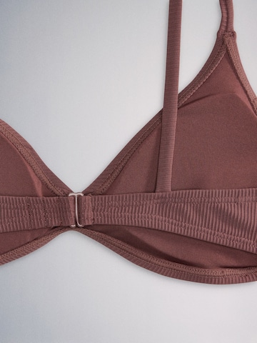 The Set Triangel Bikinitop in Beige