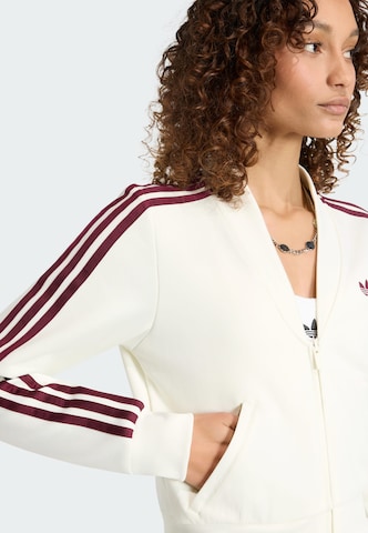 Veste de survêtement 'Superstar' ADIDAS ORIGINALS en blanc