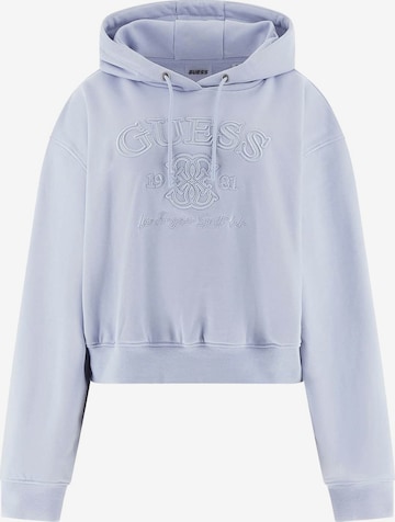 GUESS Athletic Sweatshirt 'YAYOI' in Blue: front