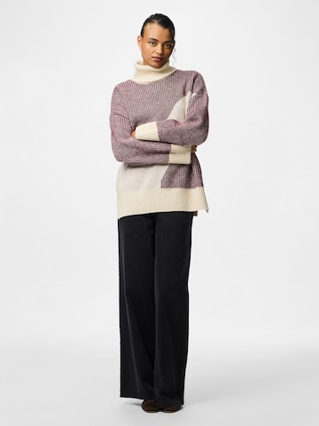 Pull-over 'LINNA' PIECES en rouge