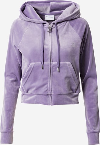 Juicy Couture - Sudadera con cremallera 'MADISON' en lila: frente