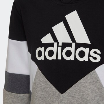 ADIDAS SPORTSWEAR Športna majica 'Colorblock Fleece' | črna barva