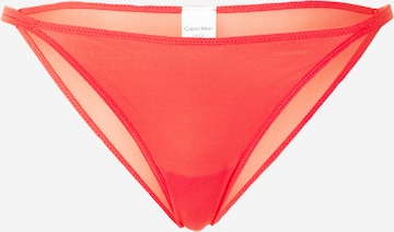 Slip Calvin Klein Underwear en rouge : devant