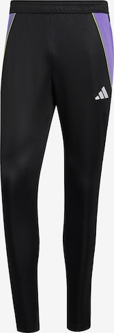 Pantalon de sport 'Tiro 24' ADIDAS PERFORMANCE en noir : devant