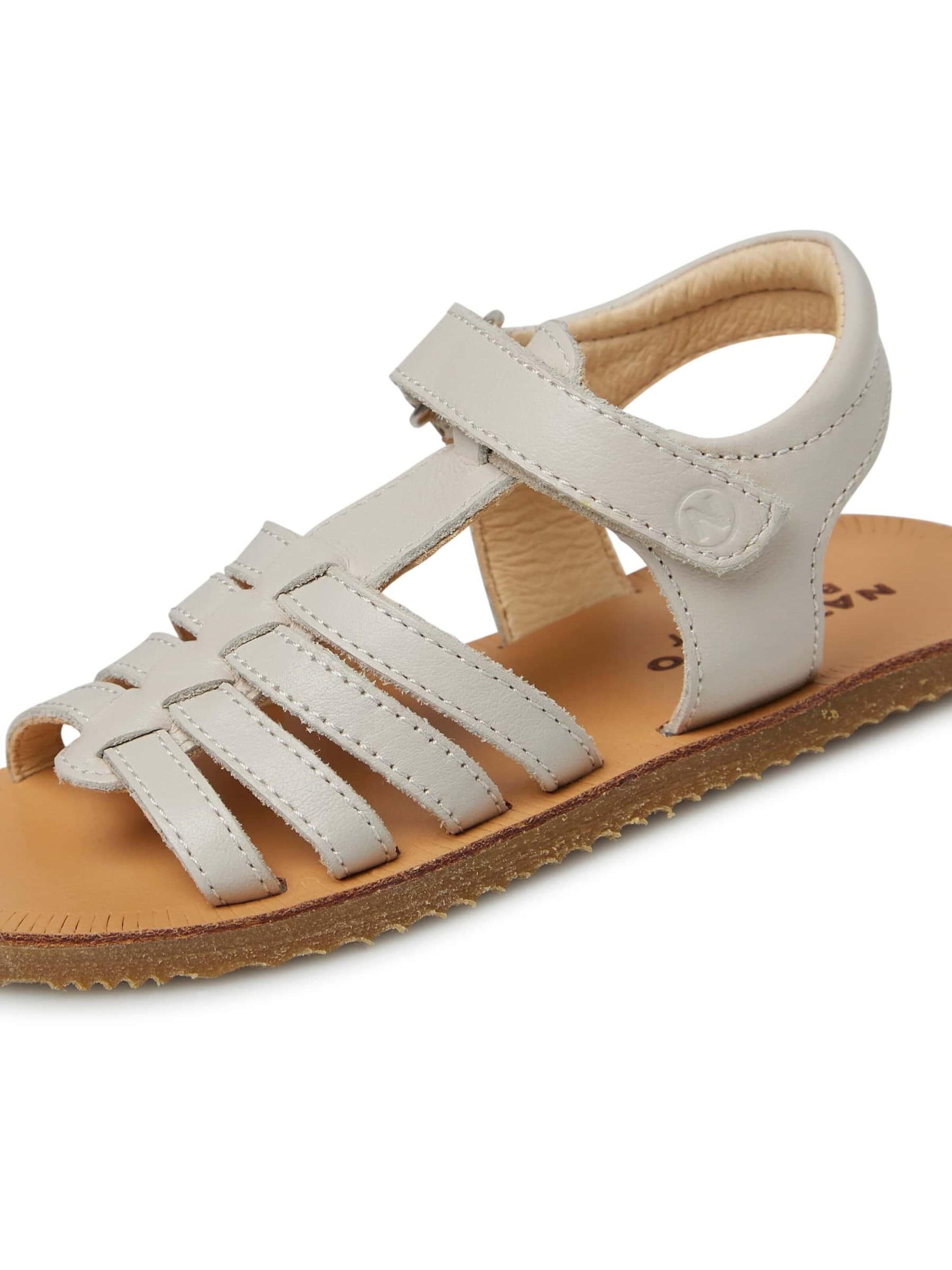 NATURINO Sandale 'BAREFOOT YOGIS'‌ in Weiß