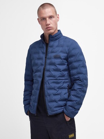 Barbour International Tussenjas in Blauw: voorkant