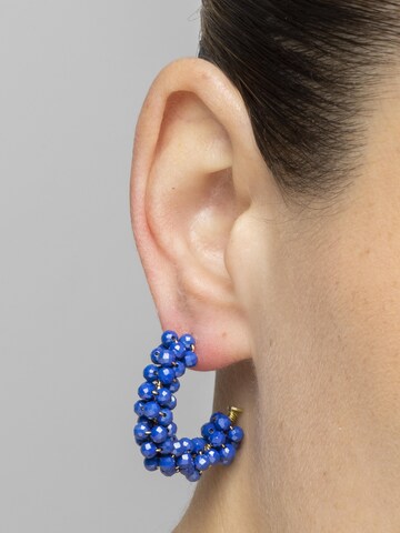 Luxenter Øreringe 'Silka' i blå