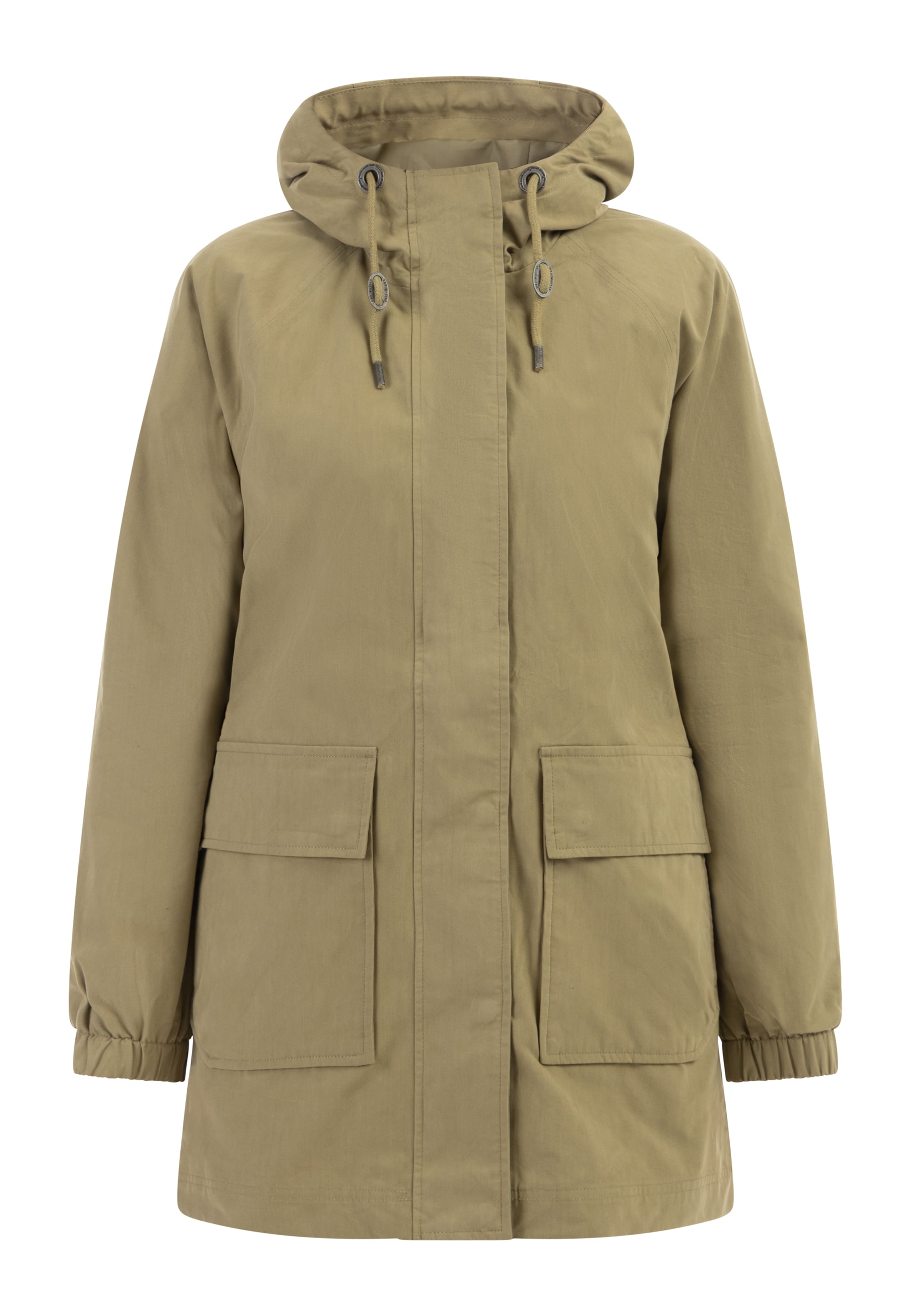 zaļš DreiMaster Vintage Starpsezonu jaka: no priekšpuses