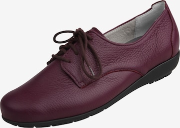 Natural Feet Lace-Up Shoes 'Larissa' in Purple: front