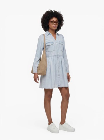 Robe-chemise 'ONLCYRUS' ONLY en bleu
