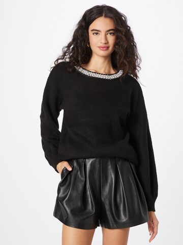 Dorothy Perkins Sweater in Black: front