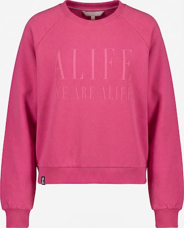 alife & kickin Sweatshirt 'ThyraAK P' in Pink: Vorderseite